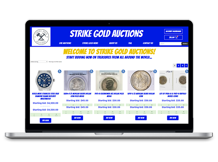 STRIKE GOLD AUCTIONS