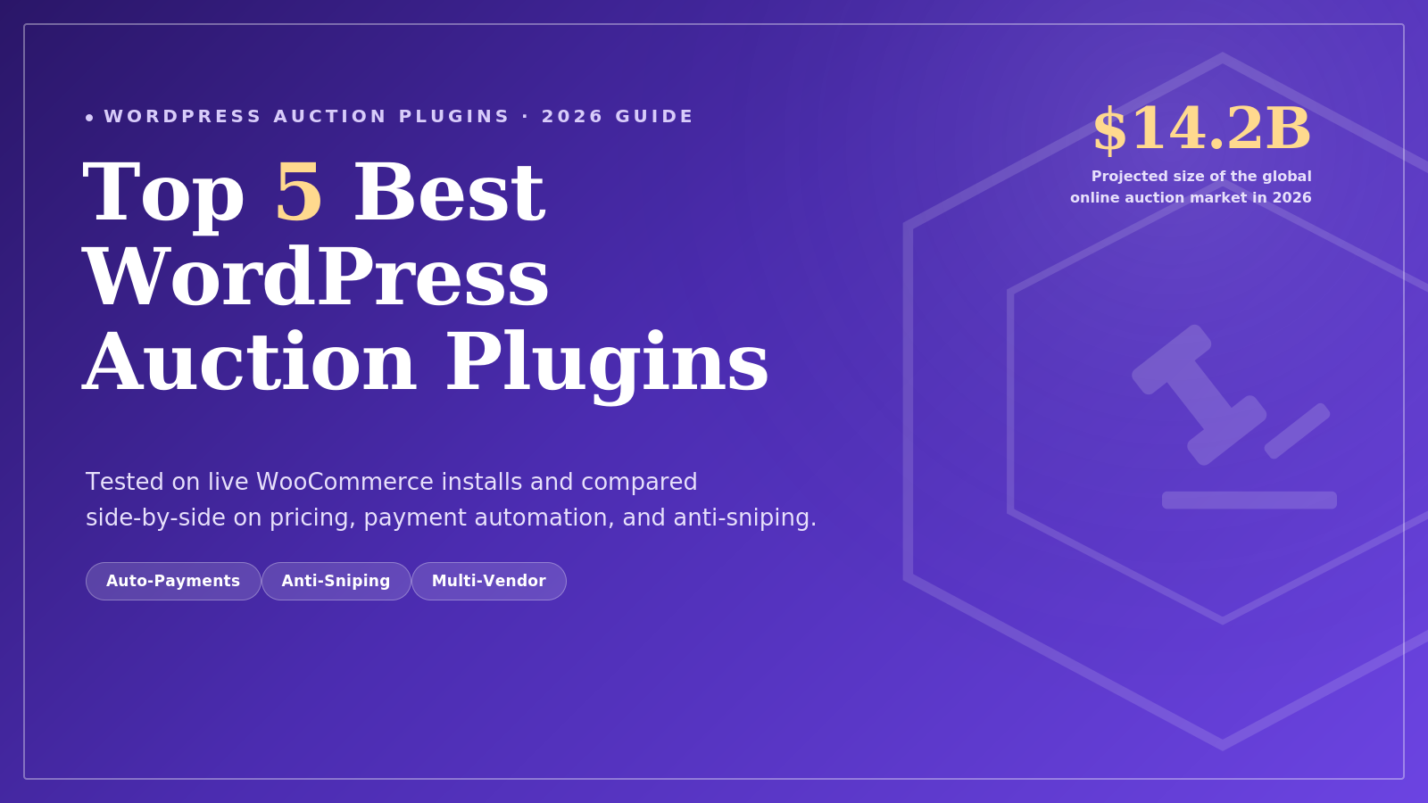 Top 5 Best WordPress Auction Plugins
