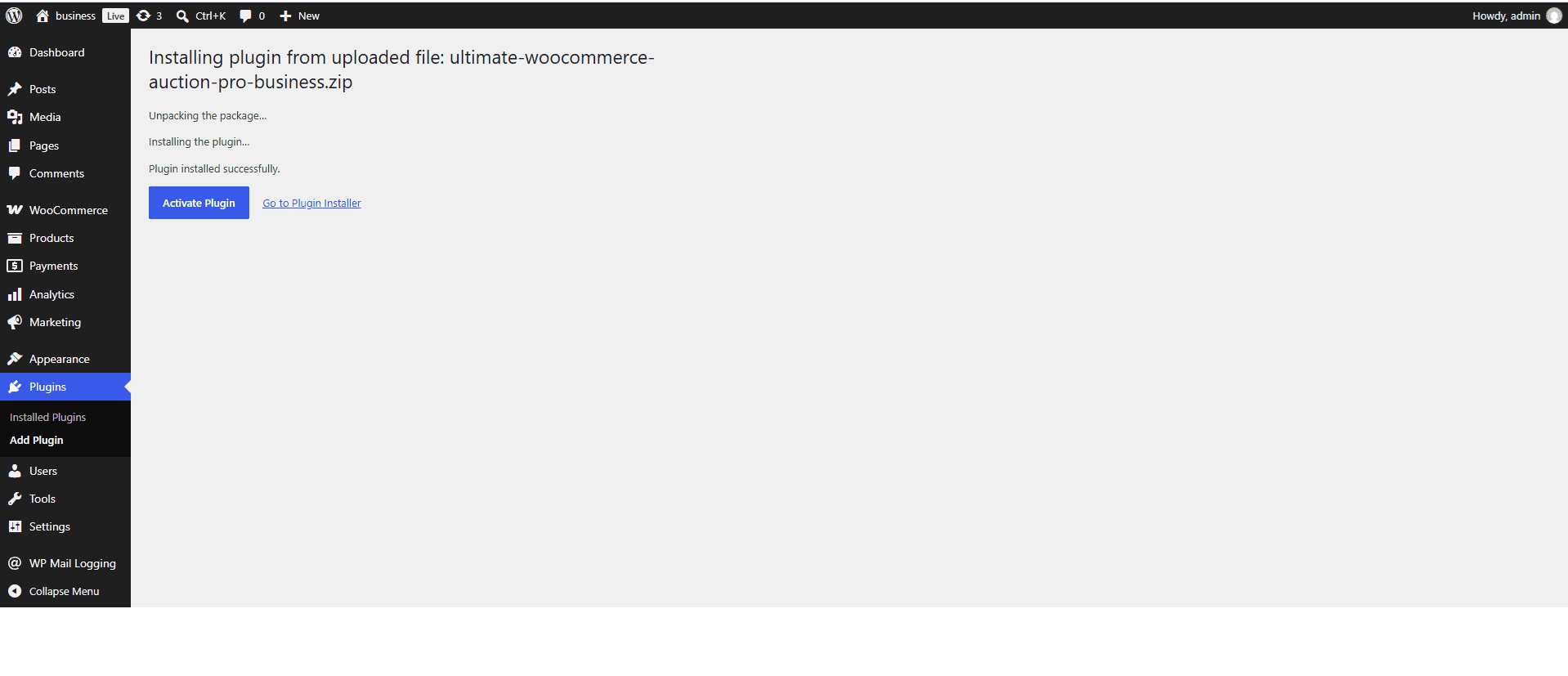 Active Plugin